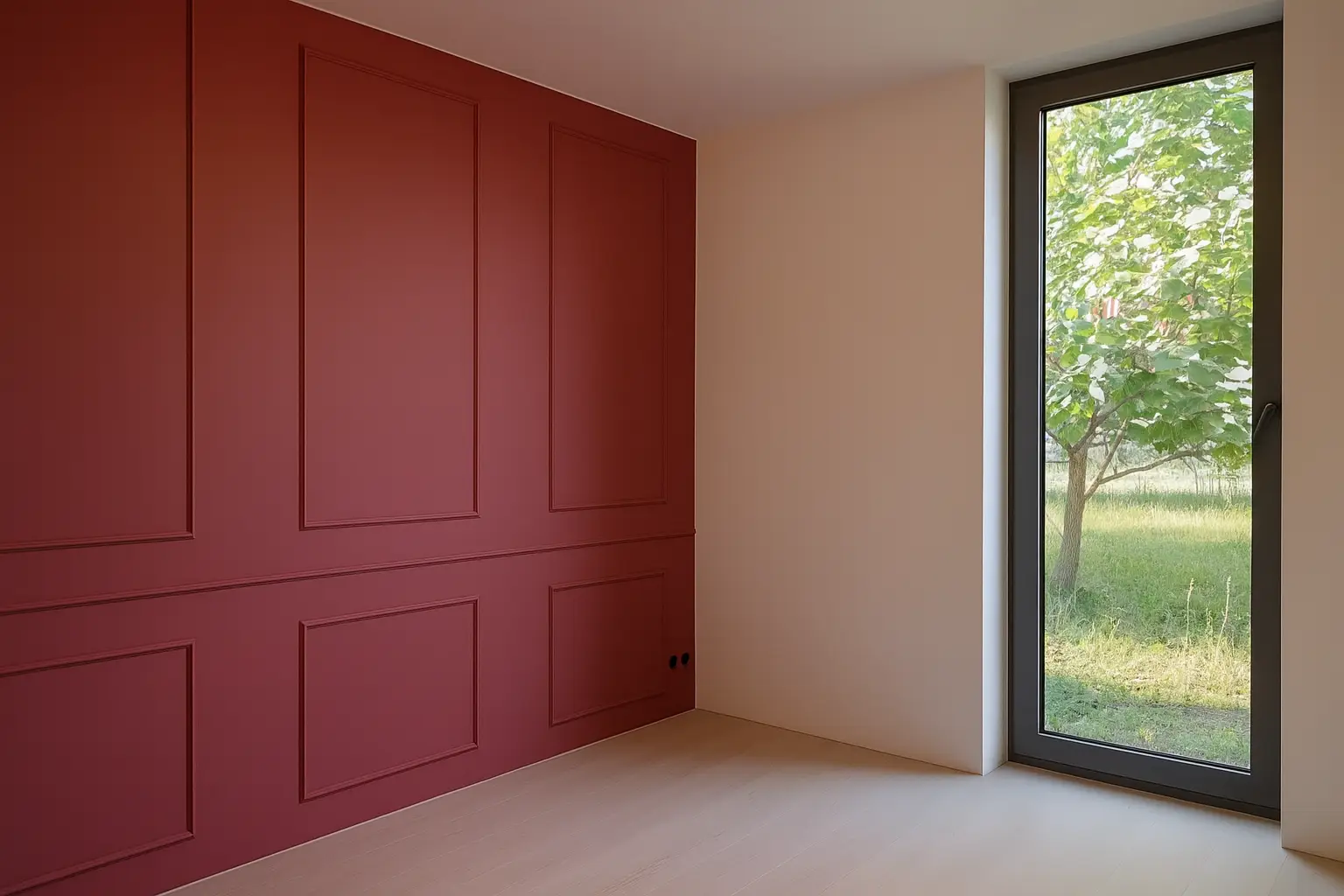 Sciaana z sztukaterią, róż Sloneczna Builders Craft